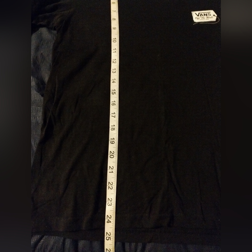 Vans Black Graphic Long Sleeve Shirt (Medium 10-12) kids - Picture 7 of 9